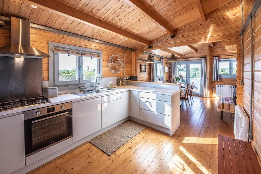 The Cabin, Parham Woodbridge Zewnętrze zdjęcie